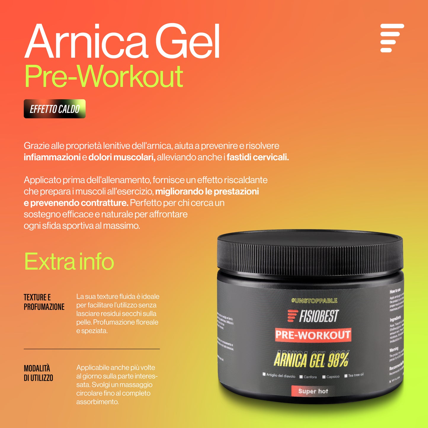 Arnica Gel Effetto Caldo