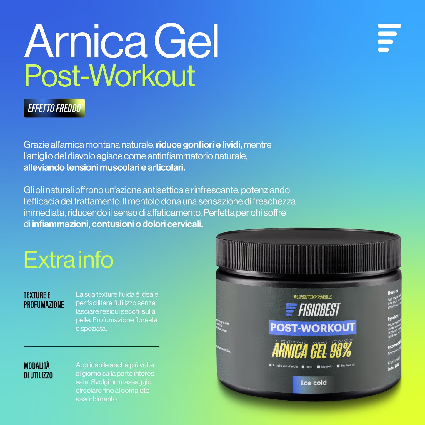 Arnica Gel Effetto Freddo